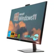 All IN One I3 27 " 2k Windows 11 RAM 16 GB SSD 480gb PC Desktop Computer Gaming_