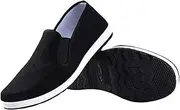 [VALHMKT] Chinese Traditional Old Beijing Shoes Black Kung Fu Tai Chi Shoes Martial Arts Shoes Wushu Training Shoes