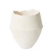 E Style Ambani Vessel Porcelain Flower Vase Centerpiece Home Decor 25cm Ivory