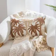 Palm Grove Embroidered Chenille Cushion [MUSSPGECC24]