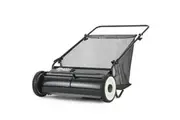 PlantCraft Push Lawn Sweeper, 26' Wide Leaf and Grass Clipping Collector