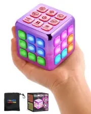 Power Your Fun Cubik LED Flash Cube Memory Game - Electronic Handheld Game STEM