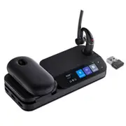 Yealink BH71-WS-PRO - Mono Bluetooth Headset with BT51 Dongle, Charging Case (20-Hour Extra Battery Life), and Workstation