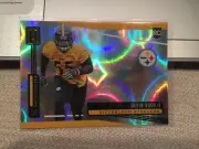 2019 unparalleled infinite refractor rc #d/150 devin bush rc steelers michigan