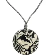 Antonella Piacenti Black Lava Necklace 925 Silver