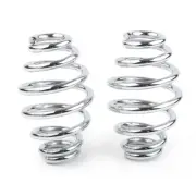 For Harley Chopper Bobber Softail silver 3" Barrel Coiled Solo Seat Springs