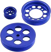 Aluminum Light Weight Crank Pulley For 93-98 Compatible For Supra 3.0L DOHC (Turbo Models Only),Fits Models With 2JZ-GTE 3.0L I6 Twin Turbo
