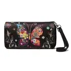 Western Style Butterfly Rhinestone Concho Studded Embroidered Floral Country ...