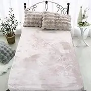 Seafield Warm Flannel Box Cover, Fitted Sheet, Single Box Cover, Box Sheet, Cafe au Lait Beige SN-26-300-45