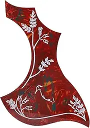 Folk Acoustic Guitar Scratch Plate Decorative Self Adhesive PVC Pickguard for 40in 41in 42in Guitars