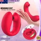 Wearable Clit Suction Vibrator Dildo GSpot Stimulator Love Egg Adult Sex Toy