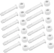 Totority 12Pcs Pool Handle Bolt Durable Pool Brush Attachment Pins for Quick Installation Reliable Swimming Pool Locking Pins for Safe Maintenance