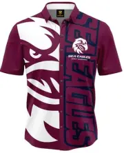 Manly Sea Eagles 2024 NRL Mens Showtime Party Shirt Sizes S-5XL BNWT