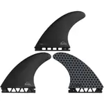 QUIKSILVER HIGHLITE FUTURE SURFBOARD FIN SET 衝浪短板尾舵