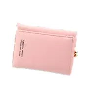 Wallet Women Lady Short Women Wallets Black Red Color Mini Money Purses Small Fold PU Leather Female Coin Purse Card Holder