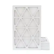 16X25X1 MERV 13 Pleated AC Furnace Air Filters. 6 Pack. Made in USA