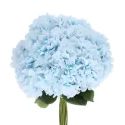 Artificial Flowers 20 Bundles, Blue Fake Hydrangea Plants for Wedding Outdoor