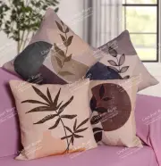 Indian Handwoven Cotton Cushion Cover With Digital Print 45x45 cm For Decor Home