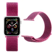 For Apple Watch Series 2,38-mm Case,Nylon Watch Band,Fastener,Red Purple