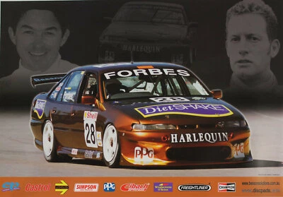 Rodney Forbes Holden VS Commodore 1999 Poster V8 Supercars #28 Memorabilia