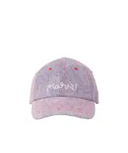 Marni Logo Embroidered Baseball Cap S Purple