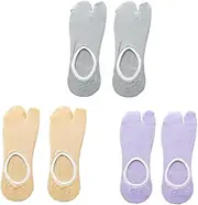 [LIFKOME] Lightweight Two-toed Socks for Women Simple Structure Comfortable and Breathable Summer Socks