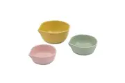 3pc Jamie Oliver Big Love Pinch-Me Pots Measuring Bowl Cup Stoneware Set