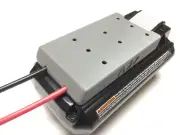 Grey 10AWG Adapter for 40V Ryobi lithium-ion battery dock power connector wire