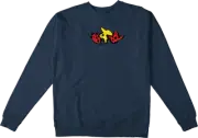 Krooked Ladybug Classic Crew Sweatshirt - MEDIUM Navy Heather