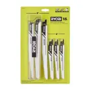 Reciprocating Saw Blade Set (15-Piece)