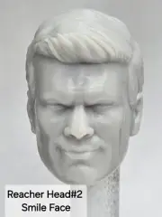 3d Print JACK REACHER HEAD#2 1:10 7" Diamond Select McFarlane DC Multiverse