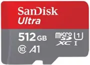 SanDisk microSDXC 512GB ULTRA UHS-I card without SD adapter SDSQUA4-512G-GN6MN [