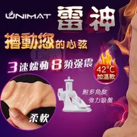 在飛比找蝦皮購物優惠-時光情趣 再送潤滑液 UNIMAT 雷神‧套環上下擼動 逼真