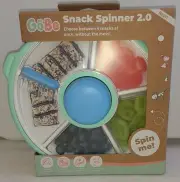 GoBe Snack Spinner 2.0 reusable BPA/PVC free snack container with 4 compartments