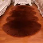 Fluffy Shaggy Long Hair Carpet Sheepskin Rug Faux Fur Bedroom Mats Soft Rugs