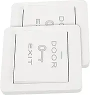 2 Pack Ring Door Bell Access Switch Panel Push Button Latch for Door Release