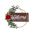 Wood Pallet Welcome Sign Warm, Rustic Home Wall Decor with Unique Design