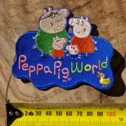 Peppa Pig World Kids TV Character Iron On Embroidery Patch