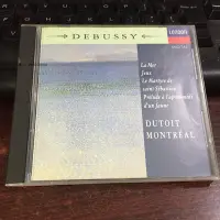 在飛比找Yahoo!奇摩拍賣優惠-唱片Debussy La Mer Jeux Dutoit 美