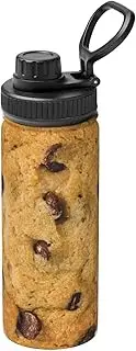 Chocolate Cookie Camping Hiking Hydration Flask,Stainless Steel Outdoor Water Bottle,Double Walled Insulated