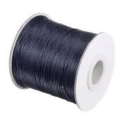 Beading Thread Bracelet Weave Craft Cord 0.5mm 159M/Roll, Dark Blue