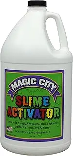 Magic City Slime Activator - Non Toxic, Just Add to Your Favorite Slime Glue for Great Slime Every Time, Made in USA (1 Gallon)