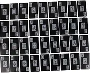 LOPUNER 1set Mahjong Card Travel-Friendly Chinese Mahjong Cards with Dice for Camping and Home Parties PVC Material Fun Game for
