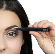 Eyebrow Tweezers | Slant Precision Tweezer | Surgical Grade Hand Filed Slanted Tips for Professional Use, Best Precision Engineered Tweezer For Flawless Beauty Results, Perfect for Women and Men