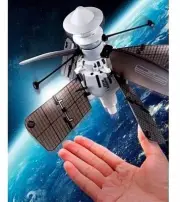 SHARPER IMAGE MOTION CONTROLLED HOVER SATELLITE,HAND FLIGHT CONTROL,AGE 14+,NEW