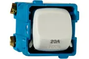 HPM Excel 20A Double Pole Single Throw Switch Mechanism White | 769P20M