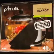 Primula Half Moon 40oz Teapot with Removable Infuser, Glass Tea Maker