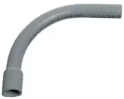 Carlon Lamson & Sessons UA9AHB-CTN 1-1/2" 90° Schedule 40 Elbow With Bell End