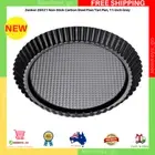 NEW Non-Stick Z6521 Carbon Steel Flan/Tart Pan, 11-Inch Gray FREE SHIPPING