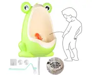 Cute Frog Potty Training Urinal With Drain Tube , Kids Urinal Trainer